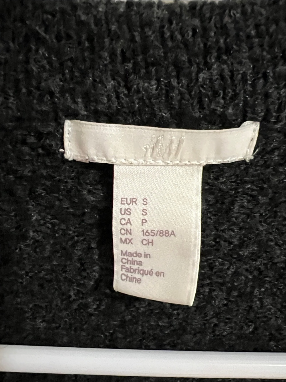 H&M Dark Charcoal Open-Front Women's Cardigan - Picture 2 of 3